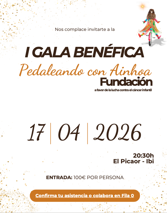 I Gala Benéfica Pedaleando con Ainhoa